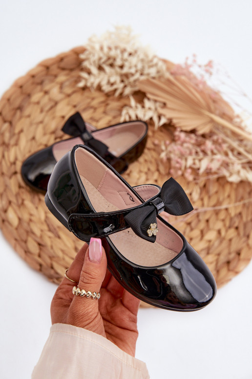 baleriinid Laste jalanõud Laque lipsukesega krõpsudega kinnitatav msuud Kocia