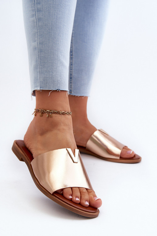 naiste plätud Eko Pealhk laiade nööridega Kuldset värvi Sellel onliha