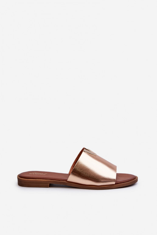 naiste plätud Eko Pealhk laiade nööridega Kuldset värvi Sellel onliha