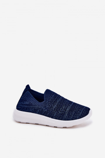 Laste jalanõud Slip-on spordijalatsid tumesinist värvi Grinala