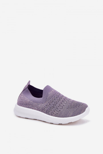 Laste jalanõud Slip-on spordijalatsid Violetne värv Grinala
