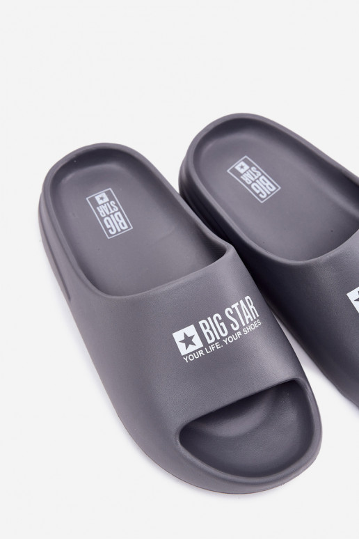 Kerged rannaplätud Sussid meeste omad Z Logo Big Star RR174A013 Halli värvi