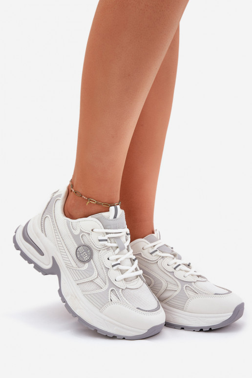 Sneakers tüüpi jalanõud Pealiste omad Big Star RR274A191 valget värvi Sneakers tüüpi jalanõud Pealiste omad Big Star RR274A191 valget värvi