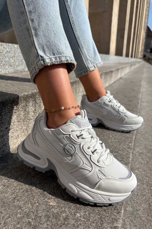 Sneakers tüüpi jalanõud Pealiste omad Big Star RR274A191 valget värvi Sneakers tüüpi jalanõud Pealiste omad Big Star RR274A191 valget värvi