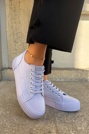 Riidest naiste saapad Big Star RR274406 Violetne värv