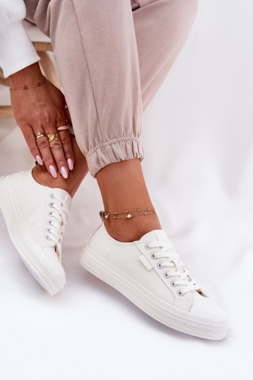 Vabaaja kingad Big Star RR274730 valge värv Vabaaja kingad Big Star RR274730 valge värv