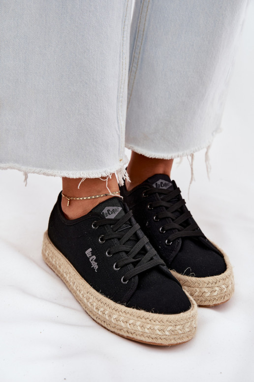 Vabaaja jalanõud nööridega Lee Cooper LCIN-25-44-3216 must Vabaaja jalanõud nööridega Lee Cooper LCIN-25-44-3216 must