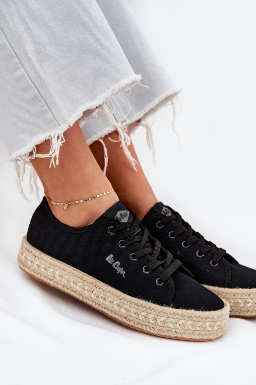 Vabaaja jalanõud nööridega Lee Cooper LCIN-25-44-3216 must Vabaaja jalanõud nööridega Lee Cooper LCIN-25-44-3216 must