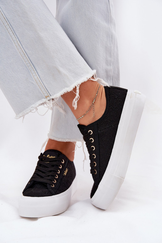 Vabaaja jalanõud nööridega Lee Cooper LCIN-25-31-3439L must