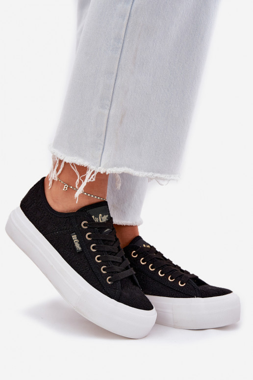 Vabaaja jalanõud nööridega Lee Cooper LCIN-25-31-3439L must