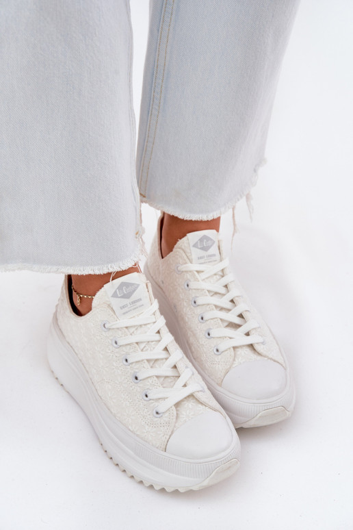 naiste saapad Z Haftem platvormiga Lee Cooper LCIN-25-31-3465L valget värvi naiste saapad Z Haftem platvormiga Lee Cooper LCIN-25-31-3465L valget värvi