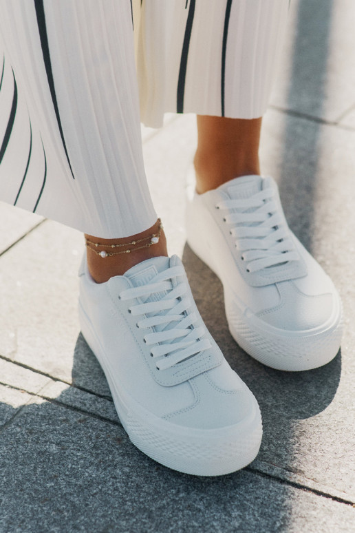 naiste saapad platvormiga Big Star RR274337 valget värvi