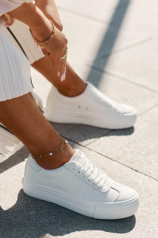 naiste saapad platvormiga Big Star RR274337 valget värvi