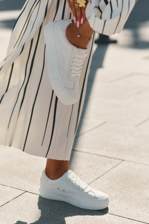 naiste saapad platvormiga Big Star RR274337 valget värvi