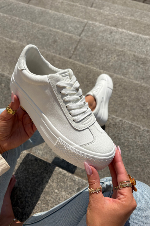 naiste saapad platvormiga Big Star RR274337 valget värvi