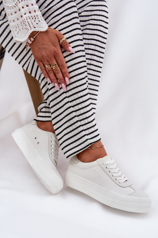 naiste saapad platvormiga Big Star RR274337 valget värvi