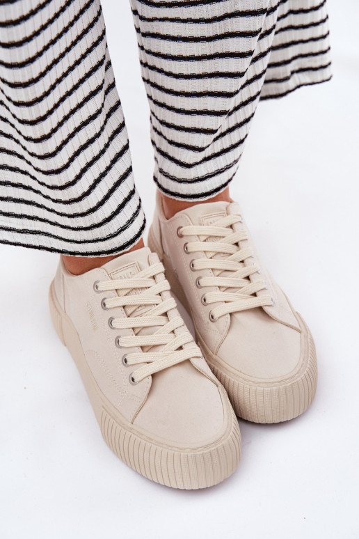 Riidest naiste saapad Big Star RR274407 beeži värvi Riidest naiste saapad Big Star RR274407 beeži värvi