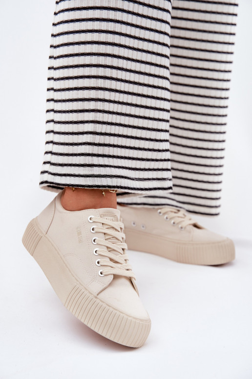 Riidest naiste saapad Big Star RR274407 beeži värvi Riidest naiste saapad Big Star RR274407 beeži värvi