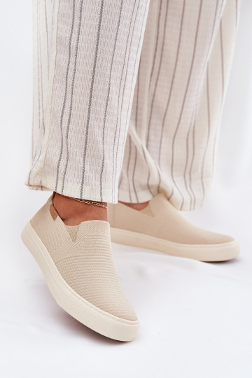 naiste saapad Slip-On Big Star RR274721 beeži värvi 2