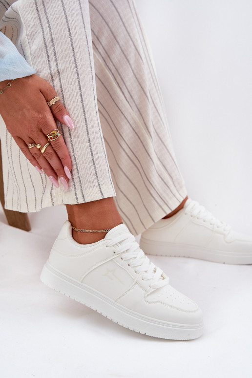 Sneakers tüüpi jalanõud Pealiste omad Big Star RR274A241 HI-POLY SYSTEM valget värvi