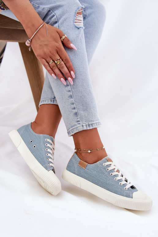 Riidest naiste saapad Big Star RR274796 Sinist värvi