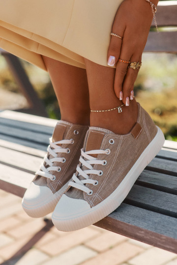 Riidest naiste saapad Big Star RR274795 beeži värvi