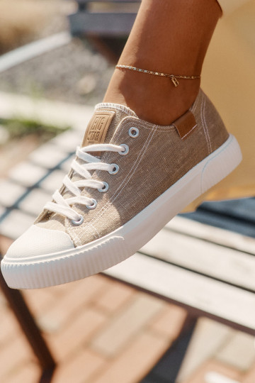 Riidest naiste saapad Big Star RR274795 beeži värvi 2