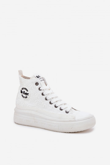 naiste saapad platvormiga Lee Cooper LCIN-25-44-3209L Biale 2