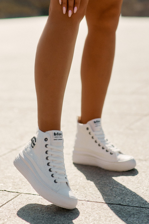 naiste saapad platvormiga Lee Cooper LCIN-25-44-3209L Biale