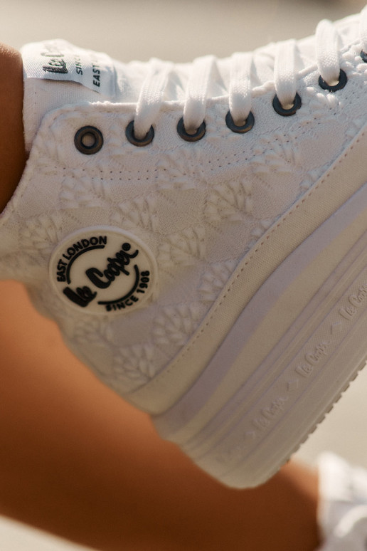 naiste saapad platvormiga Lee Cooper LCIN-25-44-3209L Biale