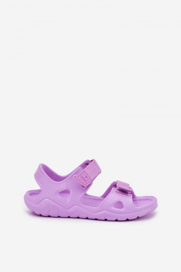 Kerged rannaplätud sandaalid Laste jalanõud Big Star RR374516 Violetne värv 2