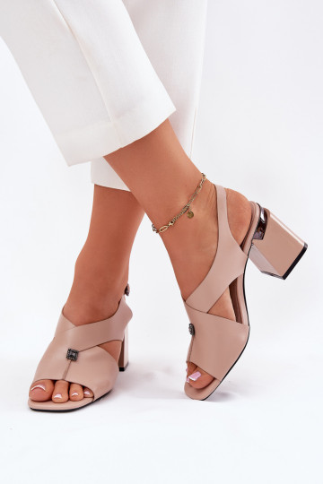 Elegantsed Pealistesandaalid Vinceza 62238 beeži värvi 2