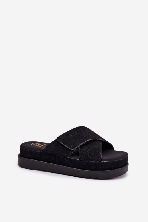 naiste plätud platvormiga Z Przeplatającymi Się Paskami msuud Rinasara