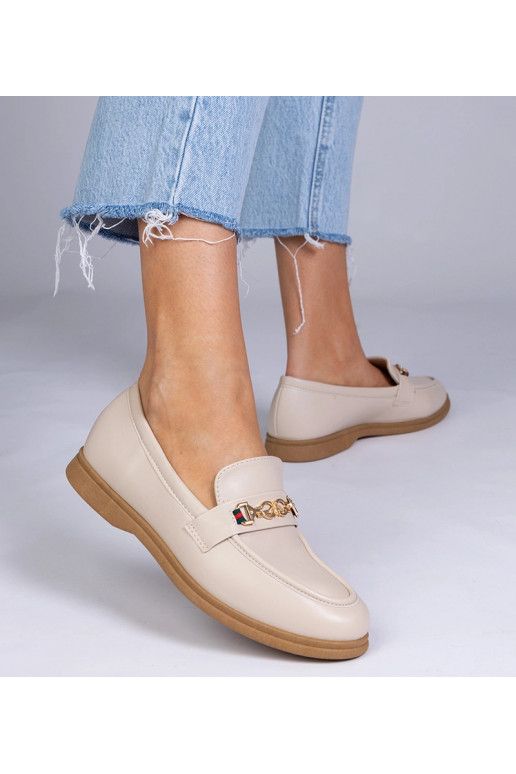 Liivakarva mokasiinid kuldse...