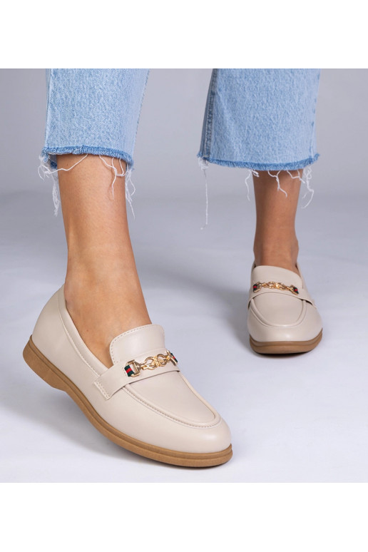 Liivakarva mokasiinid kuldse...