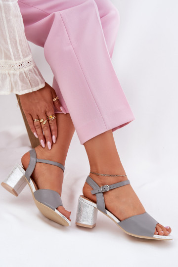 Pealistesandaalid Vinceza 20275 Halli värvi