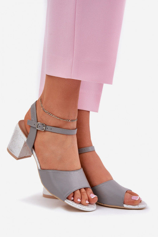Pealistesandaalid Vinceza 20275 Halli värvi