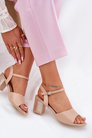 Pealistesandaalid Vinceza 20275 beeži värvi