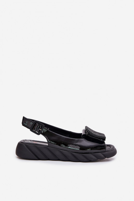 Pealhk Lakitud sandaalid Kiilu peal dekoratsiooniga Artiker 56C1564 msuud