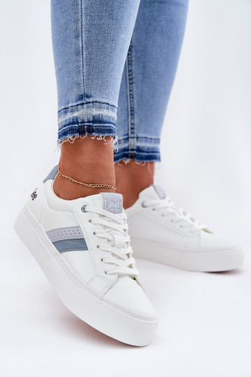 Sneakers tüüpi jalanõud Pealiste omad LEE LAYLA INOMEN LOIN 50251003 valget värvi