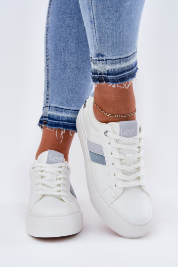 Sneakers tüüpi jalanõud Pealiste omad LEE LAYLA INOMEN LOIN 50251003 valget värvi 2