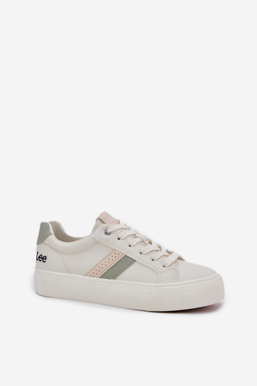 Sneakers tüüpi jalanõud Pealiste omad LEE LAYLA INOMEN LOIN 50251003 Zgaszona Biel Sneakers tüüpi jalanõud Pealiste omad LEE LAYLA INOMEN LOIN 50251003 Zgaszona Biel