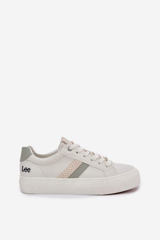 Sneakers tüüpi jalanõud Pealiste omad LEE LAYLA INOMEN LOIN 50251003 Zgaszona Biel Sneakers tüüpi jalanõud Pealiste omad LEE LAYLA INOMEN LOIN 50251003 Zgaszona Biel