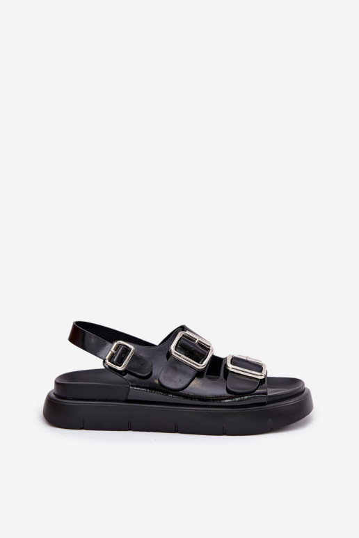 Pealhk Lakitud sandaalid neetide ja pandlaga Big Star RR274662 msuud