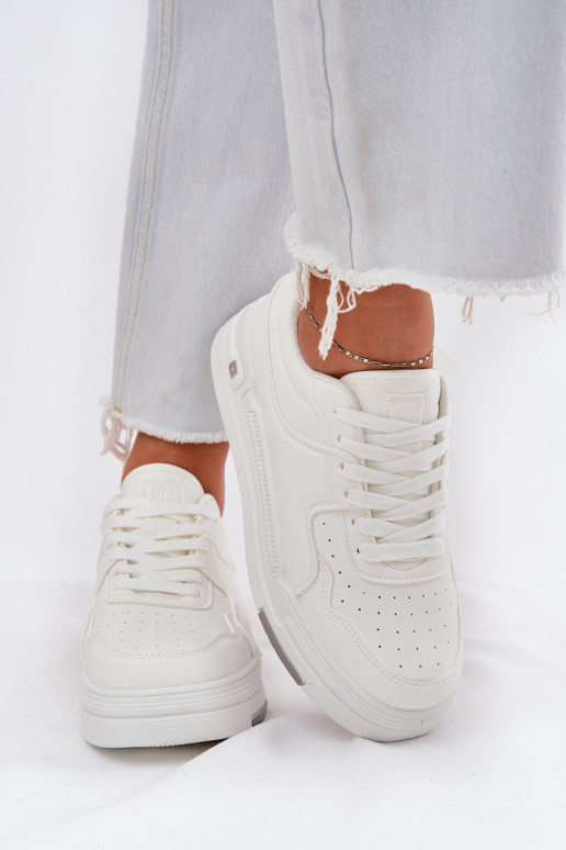 Sellel ondal Sneakers tüüpi jalanõud Pealiste omad Big Star RR274A310 HI-POLY SYSTEM valget värvi