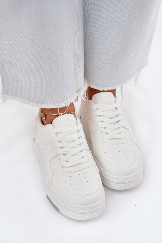 Sellel ondal Sneakers tüüpi jalanõud Pealiste omad Big Star RR274A310 HI-POLY SYSTEM valget värvi