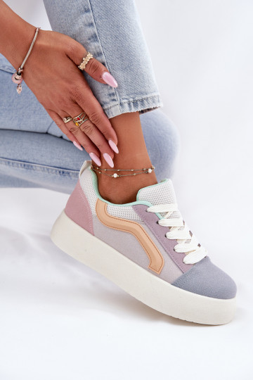 Sneakers tüüpi jalanõud Pealiste omad platvormiga Mitmevärvilised Tellnira