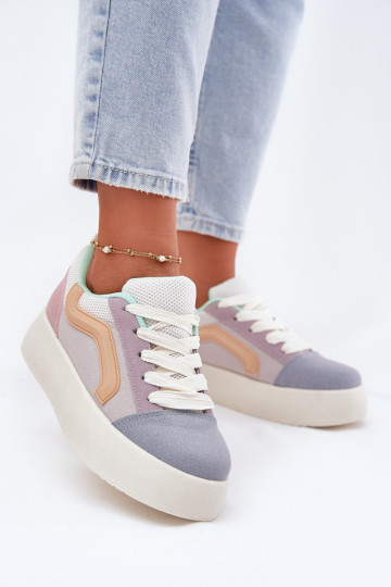 Sneakers tüüpi jalanõud Pealiste omad platvormiga Mitmevärvilised Tellnira 2