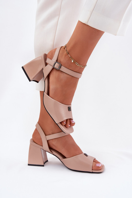 Pealistesandaalid Vinceza 62235 beeži värvi