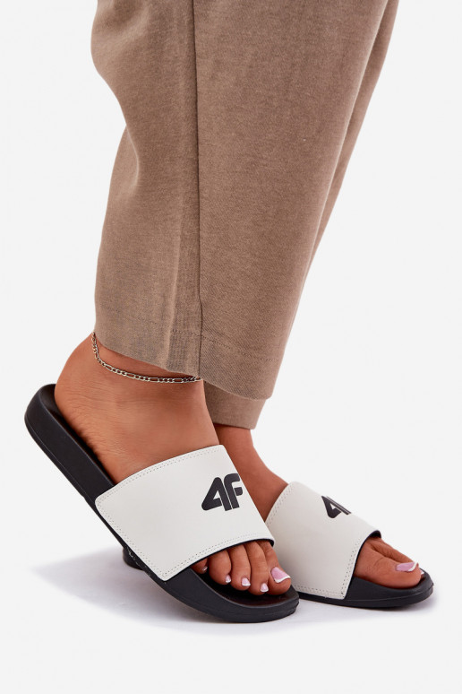 naiste plätud 4F 4FRMM00FSLIF010-10S valget värvi